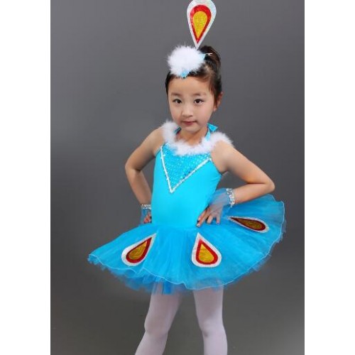 Fuchsia blue white Kids Professional Swan Lake Tutu Skirt Children Ballet Tutu Dress  Ballet Costumes Kids Girl Ballet Dress